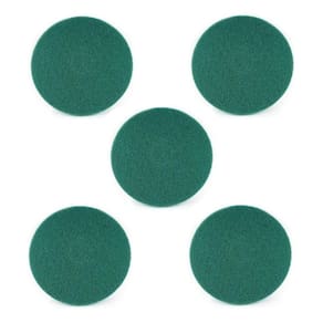 5 Disco British Verde 410Mm Enceradeira Para Limpeza Piso