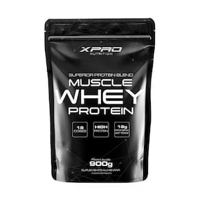 Muscle whey protein chocolate refil 900g suplemento