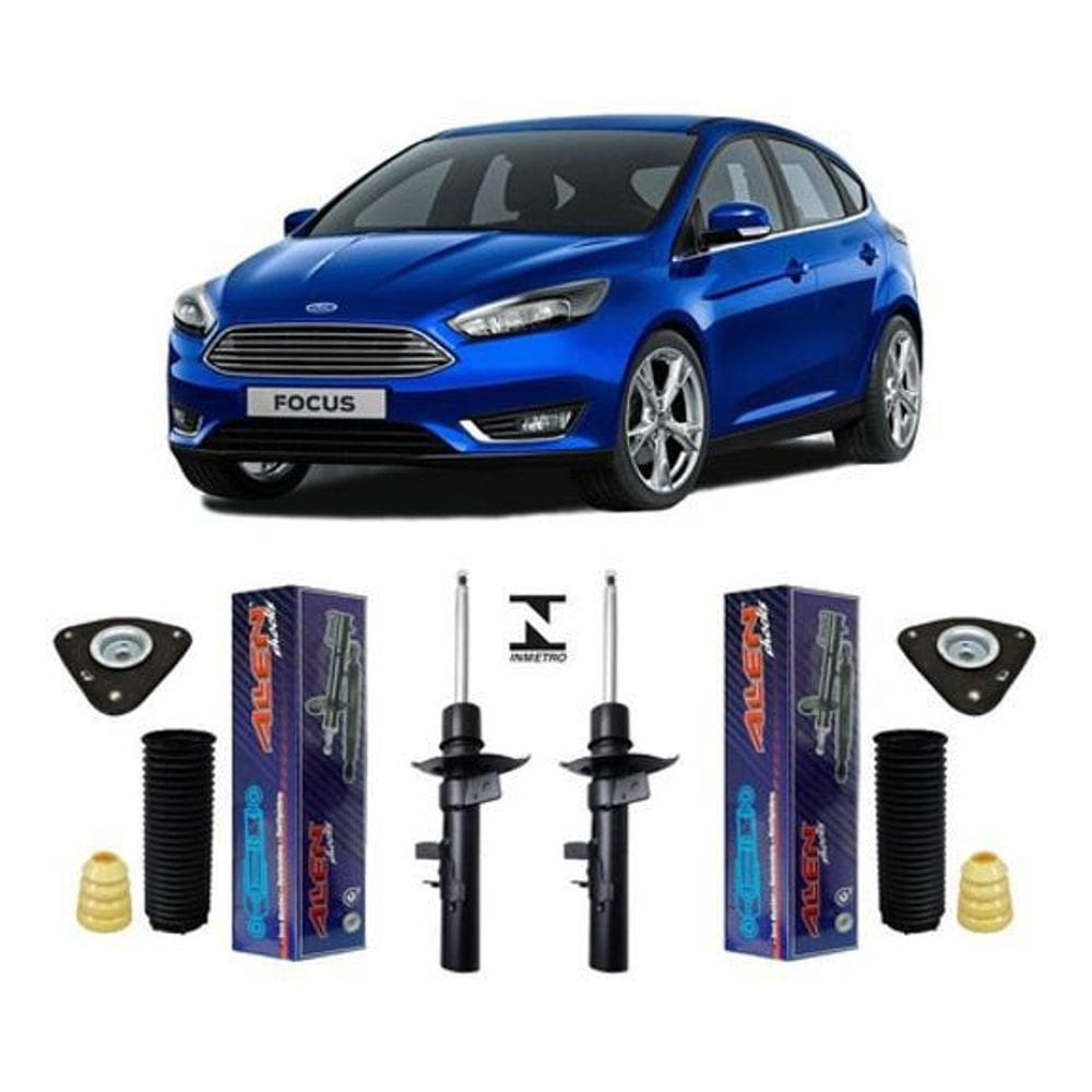 Par amortecedor kit coxim dianteiro ford focus 2013 a 2019
