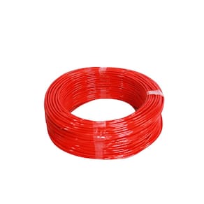 Fio cabo flexível 6mm vermelho - 50 metros