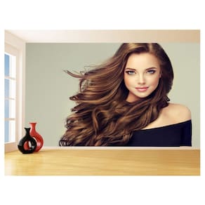 Papel De Parede 3D Salão De Beleza Corte Cabelo 3,5M Slb28