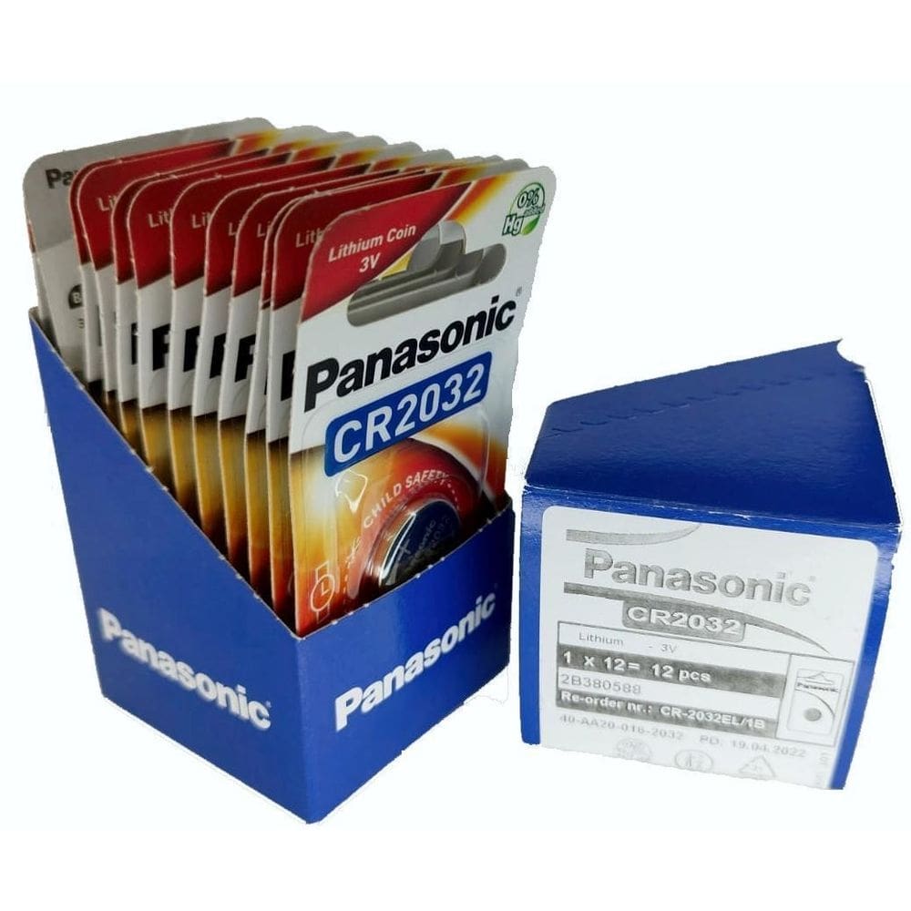 Bateria cr2032 3v panasonic cx 12 un