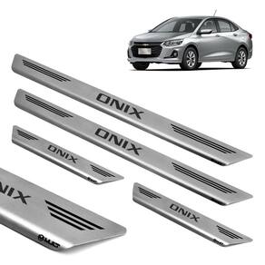 Soleira aço inox escovado porta mult onix plus