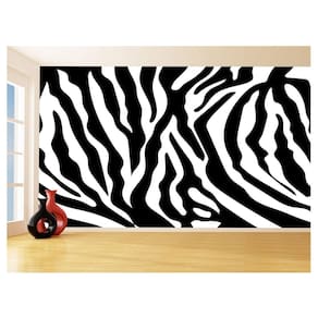 Papel De Parede 3D Textura Estampa Animal Zebra 3,5M Txt211