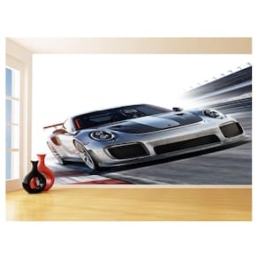 Papel De Parede Carro Porsche 911 Gt3Rs Pista 3,5M Car327