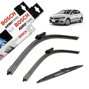 Kit limpador parabrisa bosch novo polo 2017 2018 2019