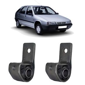 Kit 2 bucha traseira leque dianteiro citroen zx 1995-1997
