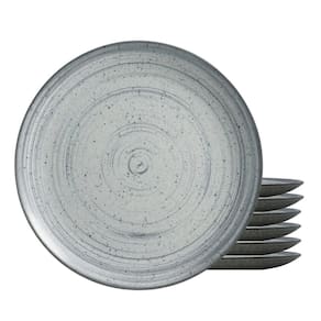 Jogo De Pratos Raso Cerâmica Kit 6Pcs 29Cm Kya Gray Alleanza