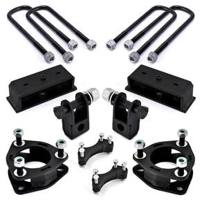 Kit lift calço suspensao dianteiro traseiro 5cm s10 2013