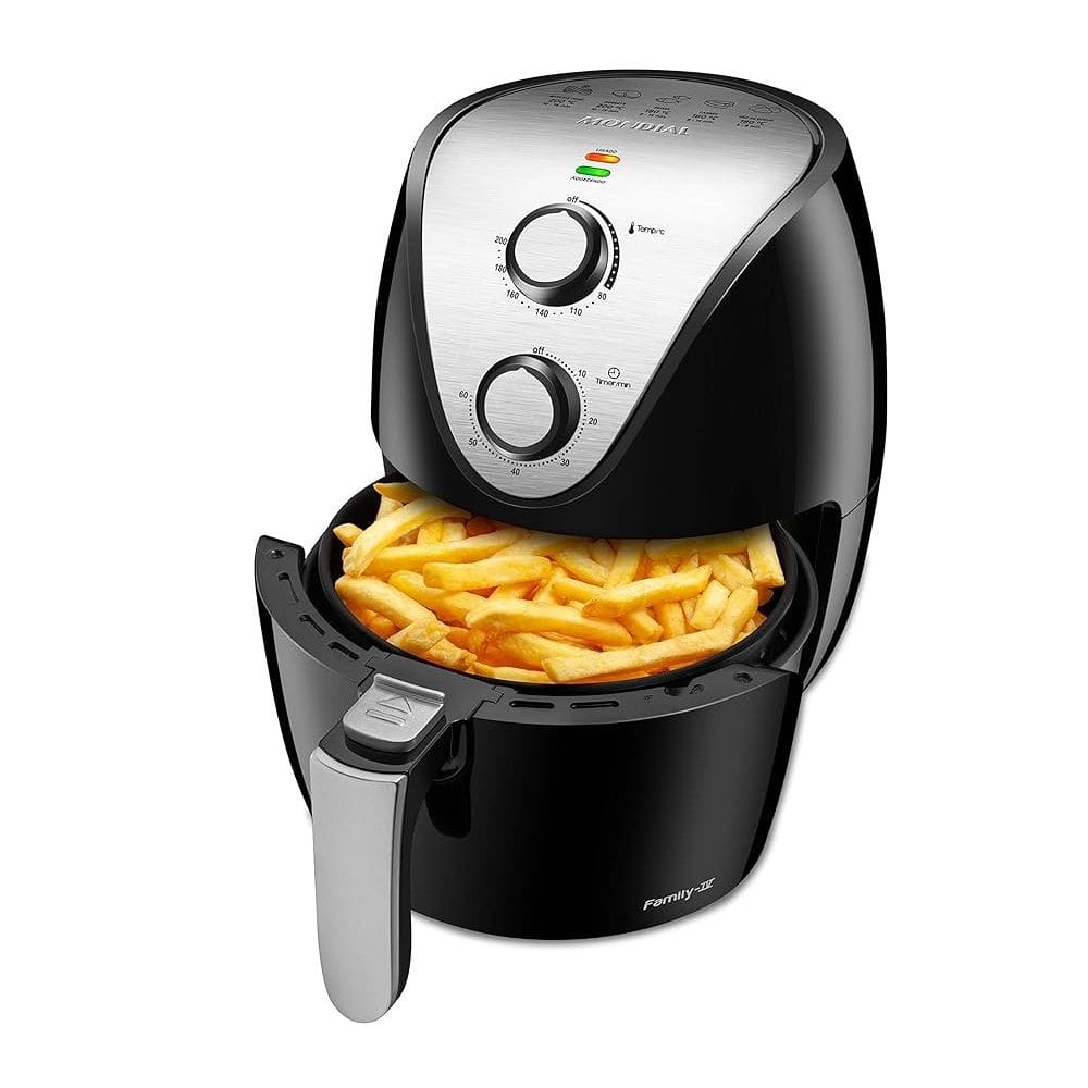 Fritadeira Elétrica Sem Óleo 3,5l Family Iv Inox Af-30i Mondial