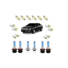 Ford fusion kit lâmpadas super branca 2005 a 2008 + led`s