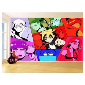 Papel De Parede Anime Naruto Mangá Desenho Art 3,5M Nrt12