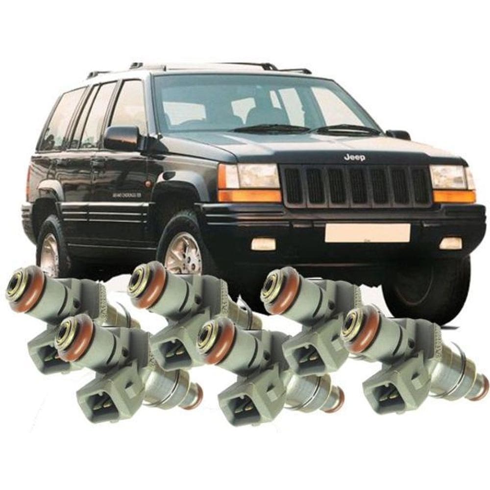 Kit 6 bicos injetores dodge dakota e cherokee sport 53030778