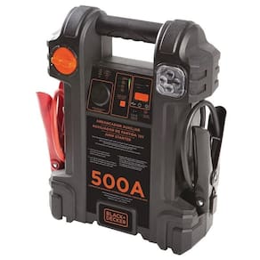 Auxiliar partida 500a 12v 500a luz emergência black+decker