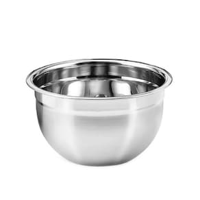 Tigela bowl aço inox 18 cm fundo multiuso profissional