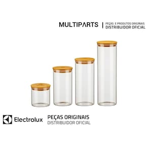 Jogo De Potes Vidro Hermetico - A21392801 Electrolux