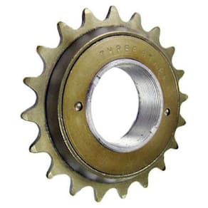 Roda livre 20d toda  dourada bike sem marcha simples