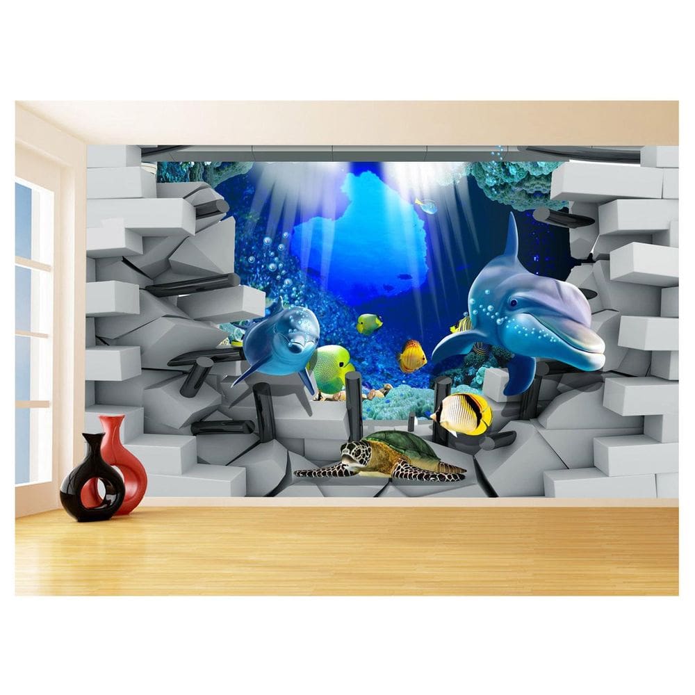 Papel Para Piso De Porcelanato Liquido Água 3,5M Flr20