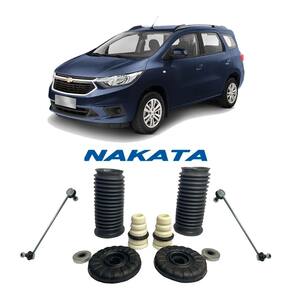 2 kit coxim bieleta tirante dianteira gm spin 2018