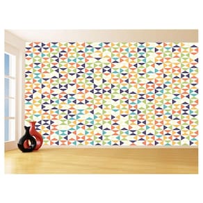 Papel De Parede Geométrico Formas Linhas Cores 3,5M Gmt29