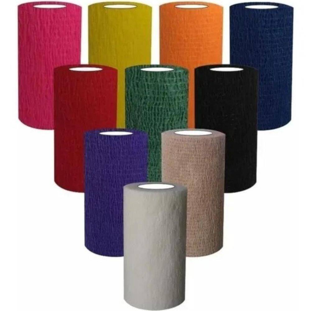 Bandagem elástica atadura flexível 10cm -1 unidade pink