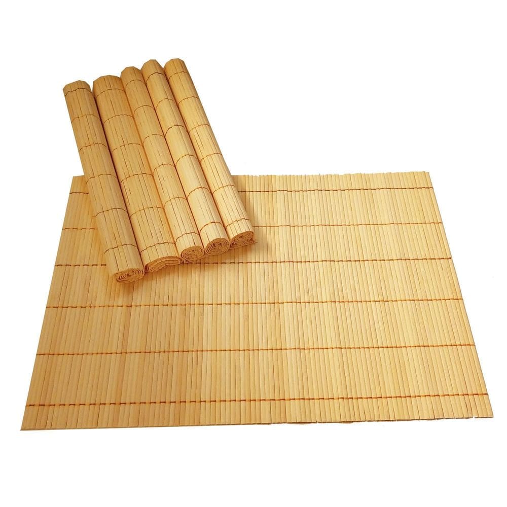 Jogo Americano Bambu 45 X 30Cm Com 6 Unidades Bambu
