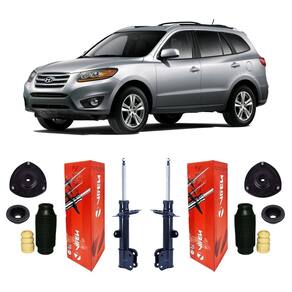 Kit 2 amortecedor kit suspensão dianteira santa fe 3.5 2012-13