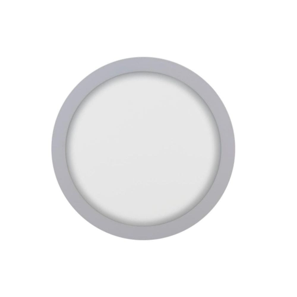Luminaria Painel Led 100-240V Embutir 170 Redondo 12W 3000K