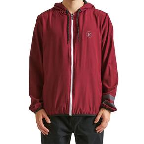Jaqueta Hurley Windbreaker Block Party WT24 Masculina Vinho