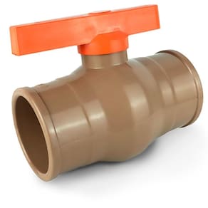 Registro de pvc 40mm marrom - resistente a químicos