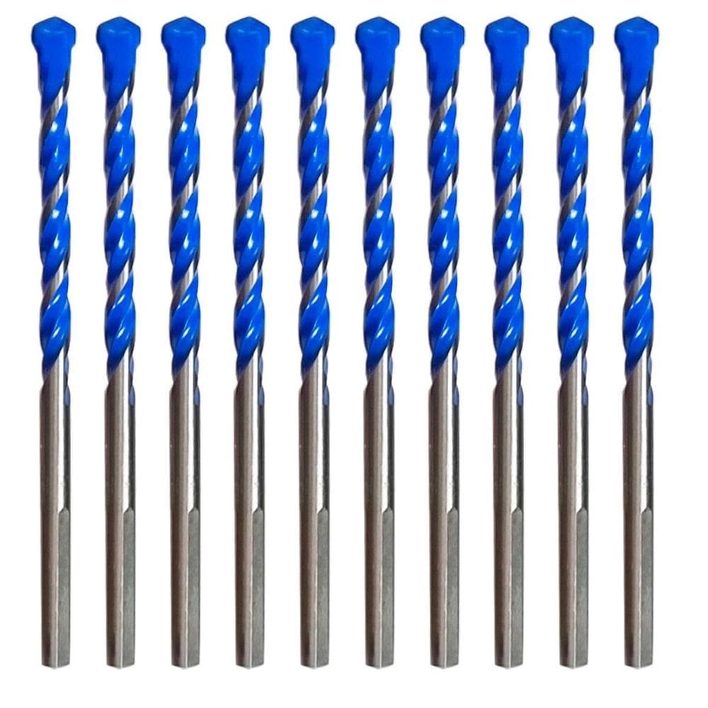 Kit 10 brocas 6mm multifunção multimaterial fura tudo md