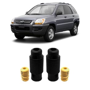 Batente guarda pó traseiro kia sportage 2005 2006 2007 2008