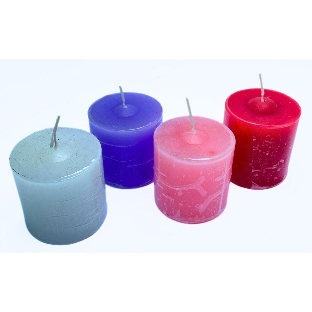 Kit velas do advento - 4 velas 3 dias -