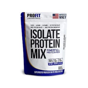 Isolate protein mix 900g creme de avelã refil profit