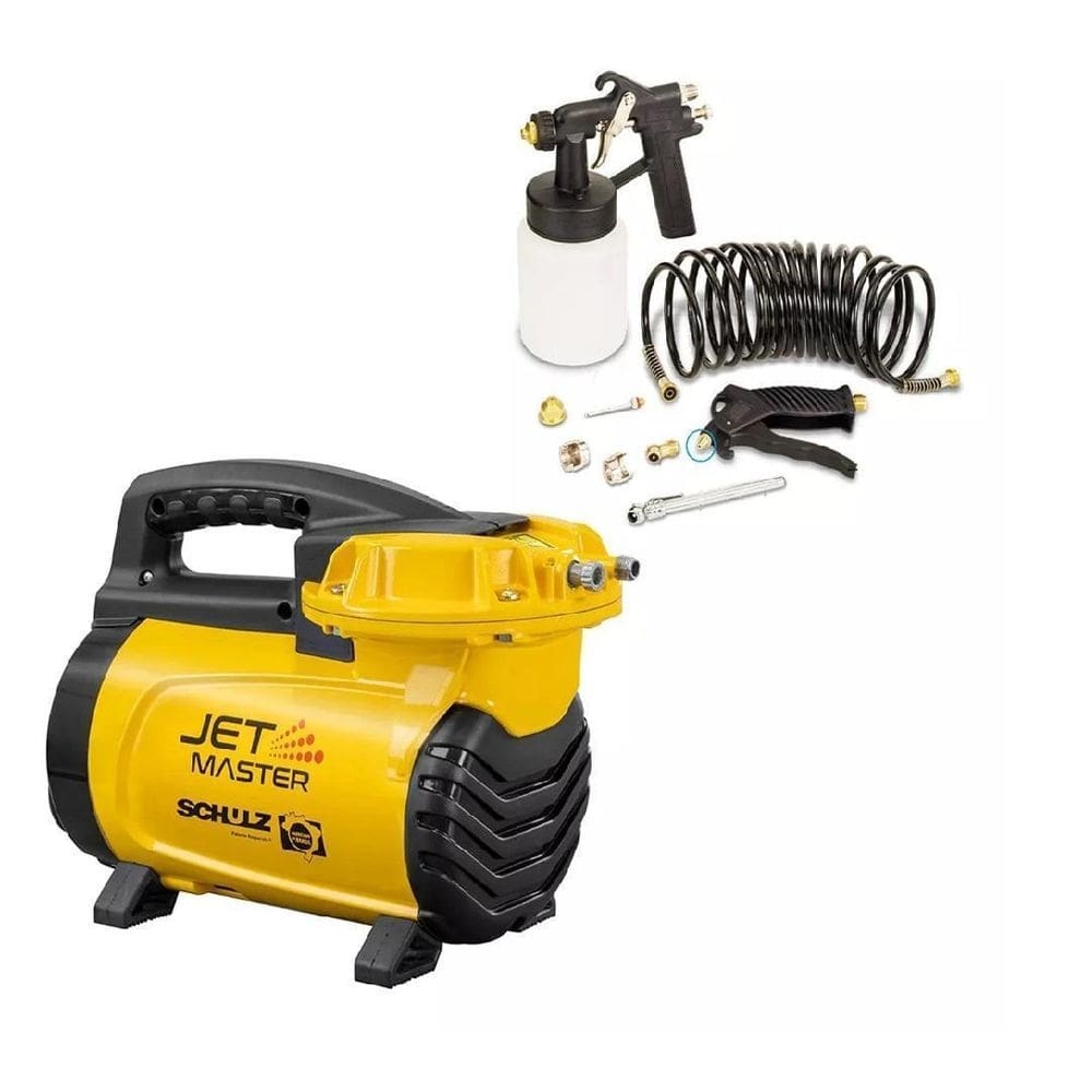 Compressor de ar direto com kit jet master cs-5,3 220v unic