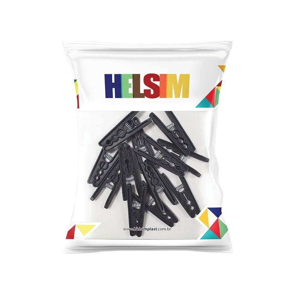 Prendedores de roupa 12 unid. cor