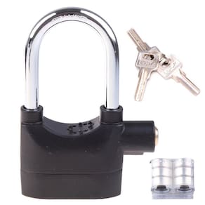 Cadeado com alarme sonoro pra disco anti furto