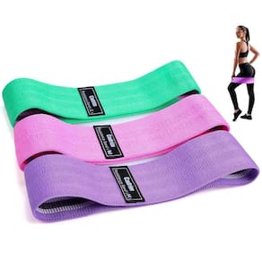 Kit 3 hip mini band elástico extra forte exercícios c manual