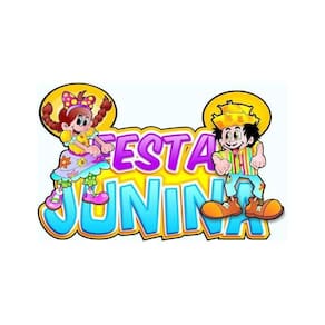 Decoração festa junina painel caipira grande 70x50cm