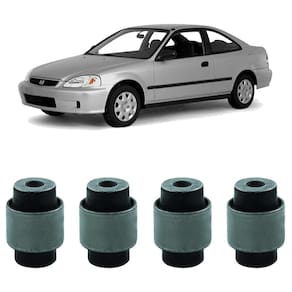 Borracha bucha reforçada dianteira civic 1996 1997 1998 1999
