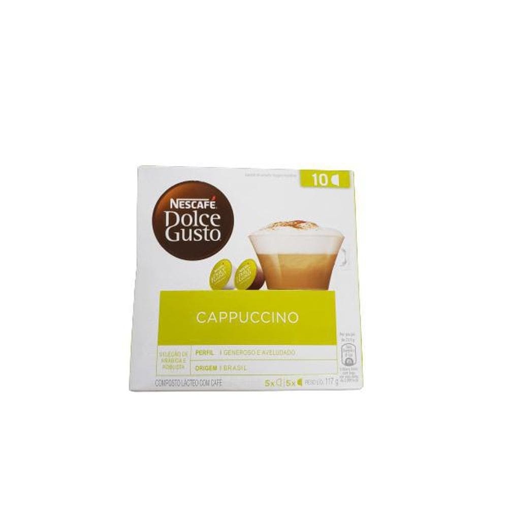Nescafé dolce gusto cápsulas cappuccino kit com 30 unid.