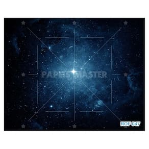 Papel De Teto Céu Espaço Estrelas Galáxias 3,5M Rof47