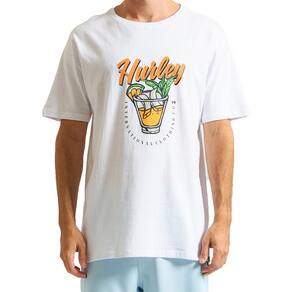 Camiseta Hurley Drink WT24 Masculina Branco
