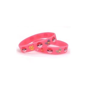 Pulseira pokémon luminosa pikachu e amigos 6,5cm infantil