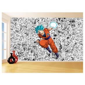 Papel De Parede Dragon Ball Goku Página Manga 3,5M Dbz535