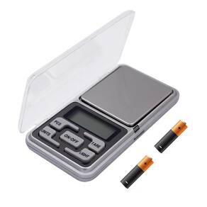 Mini balança digital lcd alta precisão portátil com bandeja