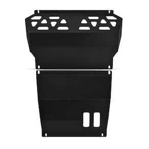 Peito aço frontal protetor carter preto l200 new triton 2022