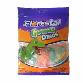 Kit bala de goma dinos 500gr c/01