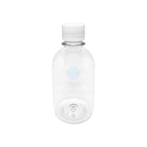 Potes Pet 250Ml Transparente C Tampa Rosca E Lacre 12Und