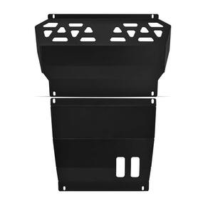 Peito aço frontal protetor carter preto l200 new triton 2022